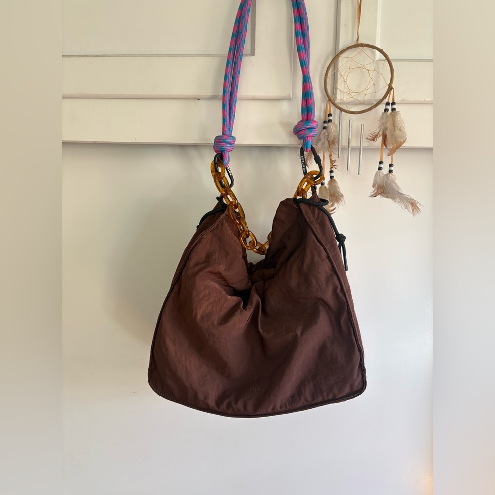 Rotunda Brown Crossbody Bag